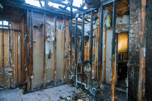 Professional Fire Damage Removal technician working in Forest Hill, MD